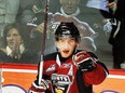 James Henry, showed in a file photo, scored the Giants' only goal in their 2-1 loss to the Prince George Cougars Saturday. (Photo by Steve Bosch, Vancouver Sun)