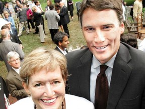 Mayor Gregor Robertson & Coun. Suzanne Anton in happier days