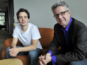 Milun Tesovic (left) and Alan Juristovski are co-founders of Metroleap  Media. Photo by Jason Payne/ PNG