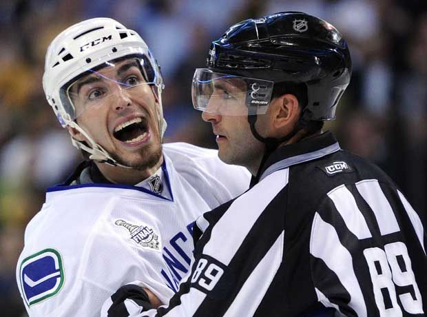 Love him or hate him, the Vancouver Canucks' Alex Burrows always put his  team first