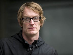 Author Patrick deWitt, May 25th, has recently released his second novel, "Sisters Brothers" which is set during the California gold rush of 1849. deWitt is originally from Vancouver Island. (Ward Perrin / PNG) (For story by Mark Medley/National Post)   00053255A [PNG Merlin Archive]