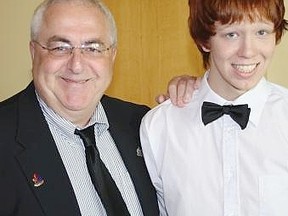 Jamie Hubley and his father, PNG files