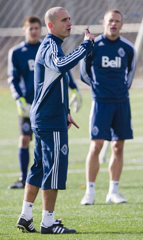 New Whitecaps assistant coach Paul Ritchie on his first day in Vancouver