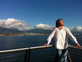 Chef and author Michael Smith catches a few rays while in Vancouver promoting his new cookbook.