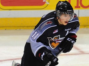 Brendan Gallagher in action for the Vancouver Giants. (Photo by Steve Bosch, PNG)