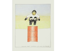 Untitled drawing by Kananginak Pootoogook