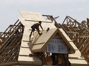 Man on roof