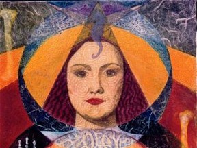 Self-portrait of a witch, Alison Skelton