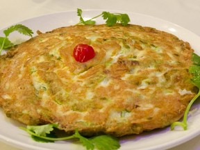 The Bitter Melon Omelette from Hoi Tong Seafood Restaurant in Richmond: Stunning.