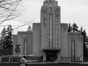 Mormon temple in Langley, first in B.C. Now closed to the public