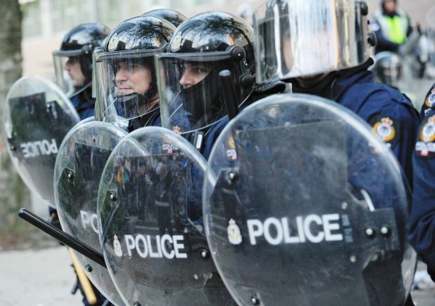 Vancouver Police riot squad