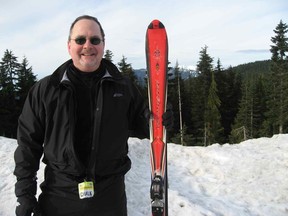 Evangelical theologian John Stackhouse on Mt. Seymour (photo by Joshua Stackhouse)