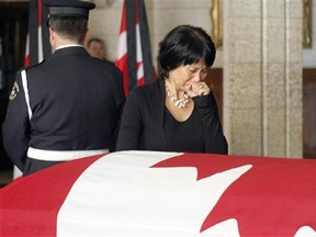 NDP MP Olivia Chow grieves for her husband, Jack Layton