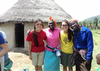 Julie and Celine Jeon pictured in Kenya during a three-week volunteering trip.
