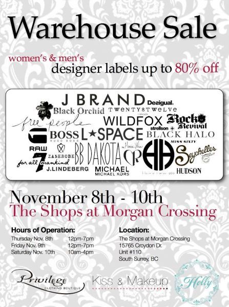 Designer labels shop on sale