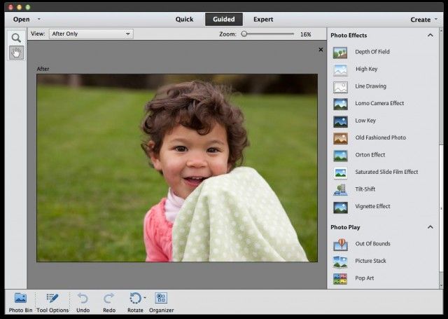 Photoshop Elements 11 guided edit
