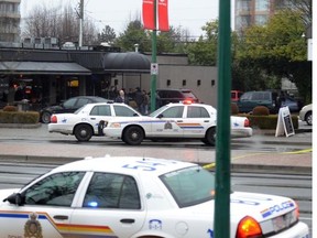 Scene of Burnaby shooting Jan. 7, 2014