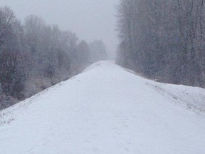 Snow on the PoCo trail