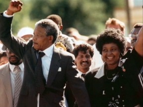 Today in history Feb 11 - Nelson Mandela freed from captivity in South Africa
