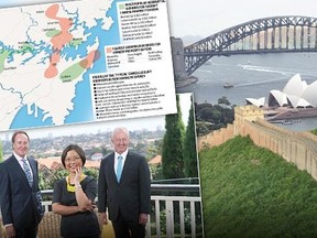 One of Australia's largest newspapers, The Telegraph, reports that its Parliament is investigating foreign ownership of real estate. What will Canada do? (Graphic from The Daily Telegraph.)