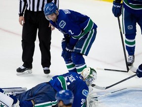 Eddie Lack down and out