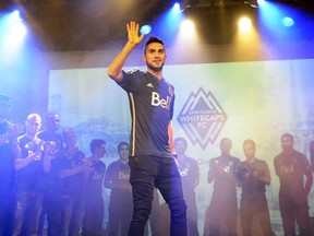 Newly signed midfielder Pedro Morales was the centre of attention when he was introduced to Whitecaps fans on season ticket holders’ night at the Commodore Ballroom. Three nights later, he made a bigger impression at BC Place against the New York Red Bulls.