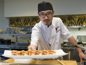 Kazuhiro Hayashi, executive chef at Vancouver’s high-end Miku Waterfront restaurant, said sushi is more popular in Metro than anywhere else he knows outside of Japan. The sheer volume of sushi outlets here “sometimes freaks me out,” he said. See an interactive map of Metro's more than 600 sushi outlets.