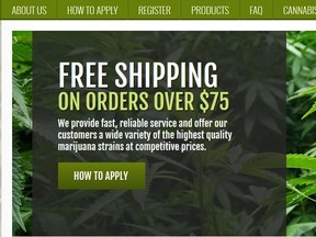 Greenleaf Medicinals website, now vanished from the internet.