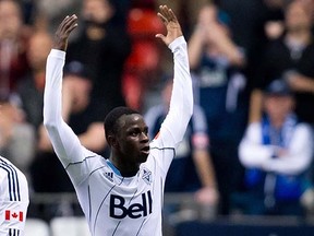 Whatever else you want to say about teenager Kekuta Manneh (here celebrating his game-tying goal against the visiting L.A. Galaxy on Saturday), he has a directness that is missing from so many of his teammates.