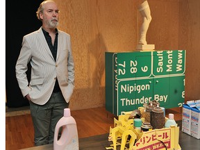 Douglas coupland seen here at his 2014 Vancouver Art Gallery Show.