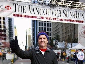Kirk LaPointe, former managing editor of The Vancouver Sun and a Sun Run poster boy. If he runs for office, he can probably ditch the toque; it will be hot enough on council.