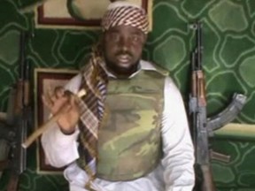 The B.C. Muslim Association has condemned the extremist Islamist group, Boko Haram.  This file image from the National Post shows the leader of the radical Nigerian sect,  Imam Abubakar Shekau. Boko Haram has claimed responsibility for the April 15, 2014, mass abduction of nearly 300 teenage schoolgirls in northeast Nigeria.
