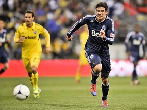 Could Omar Salgado be the target man up top in the striker’s role that the Vancouver Whitecaps have long sought? (Jamie Sabau, Getty Images files)