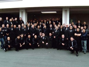 UN Gang in 2005 photo at funeral