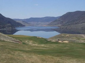 The par-4 11th hole at Sagebrush in the Nicola Valley, pictured in 2009. (Hal Quin photo, Vancouver Sun files)