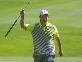 Eugene Wong at the PC Financial Open golf tournament at Point Grey Golf Course in Vancouver last month. (Arlen Redekop, PNG)
