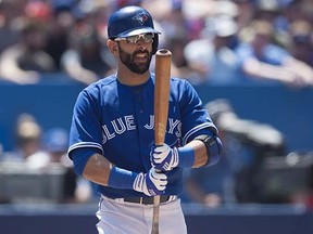 Toronto Blue Jay Jose Bautista during an American League game against the Chicago White Sox in Toronto last month.