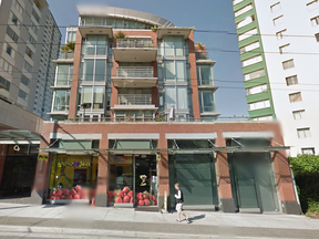 Google Street View image of the apartment building where a reported home invasion occurred this afternoon.