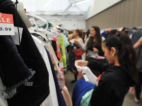 The Aritzia Warehouse sale brings out thousands for a shopping frenzy on amazing deals in Vancouver.