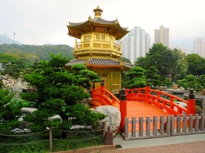 Pavilion of Perfection in Nan Lian Garden, Kowloon.