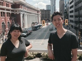 Suzanne Ma (left) and Marc Kuo, co-founders of Routific, a route-optimization and scheduling tool for companies that manage fleets of drivers.