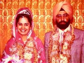 Who is the skeptical-looking groom in this 1972 photo? It's former B.C. premier Ujjal Dosanjh, who went on to a vibrant activist career and to enjoy a sterling marriage. See his latest marriage photo below.