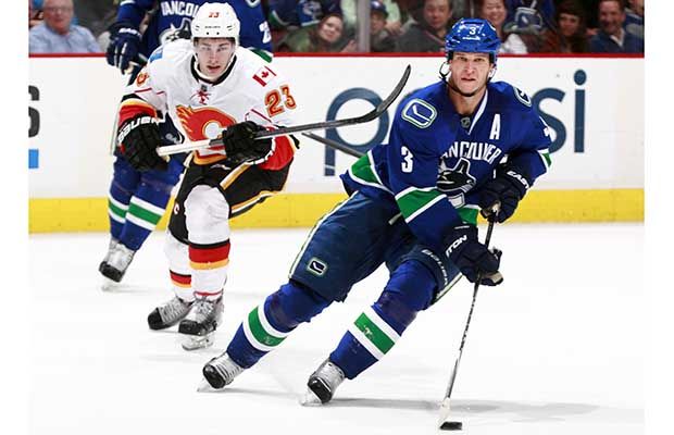 Canucks' Kevin Bieksa Travelling To Calgary, Will Be Game-time Decision ...