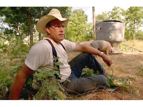 Joel Salatin calls for moving away from large-scale, industrial farming and ranching toward a smaller-scale model that is decidedly local.