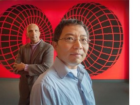“The idea of talk therapy is very alien to a lot of Asian people, especially Asian men,” says Rodrick Lal, left, with Burnaby therapist Chi-Jen Hung. “(Film director) Woody Allen has helped make talk therapy popular in North America. But that’s not a construct in South Asian, Filipino and Chinese culture."