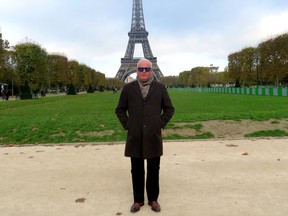 On my way to lunch on the Eiffel Tower