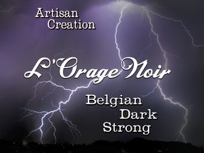 L'Orage Noir Flat Label