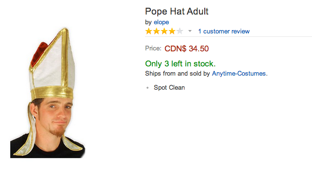 pope hat