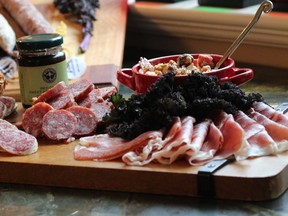 A charcuterie platter from Greco's Specialty  Foods