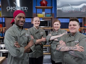 Jack Demers, right at Chopped competitiion